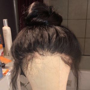 Human hair lace frontal wig